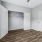 Bedroom with large closet